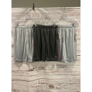 Old Navy Active Boys Go-Dry Cool Shorts Bundle 3 Pack Grey Charcoal XL 14-16 NWT